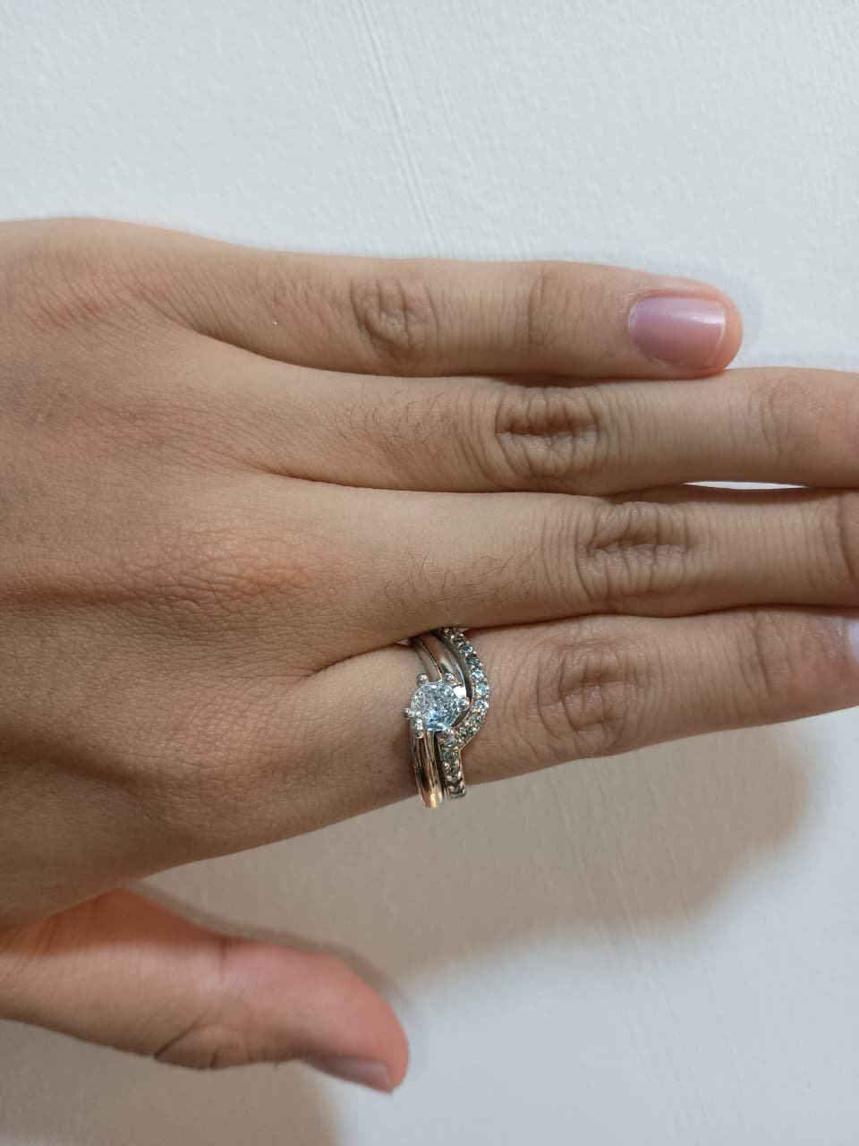 ANILLO DUO COMPROMISO CIRCONIAS