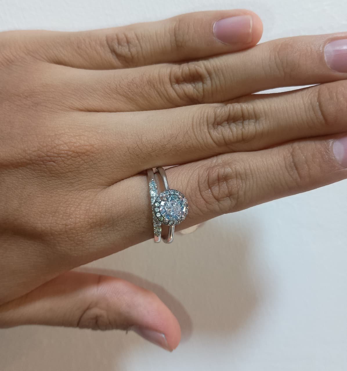 ANILLOS DE COMPROMISO LISOS EL Y ELLA 