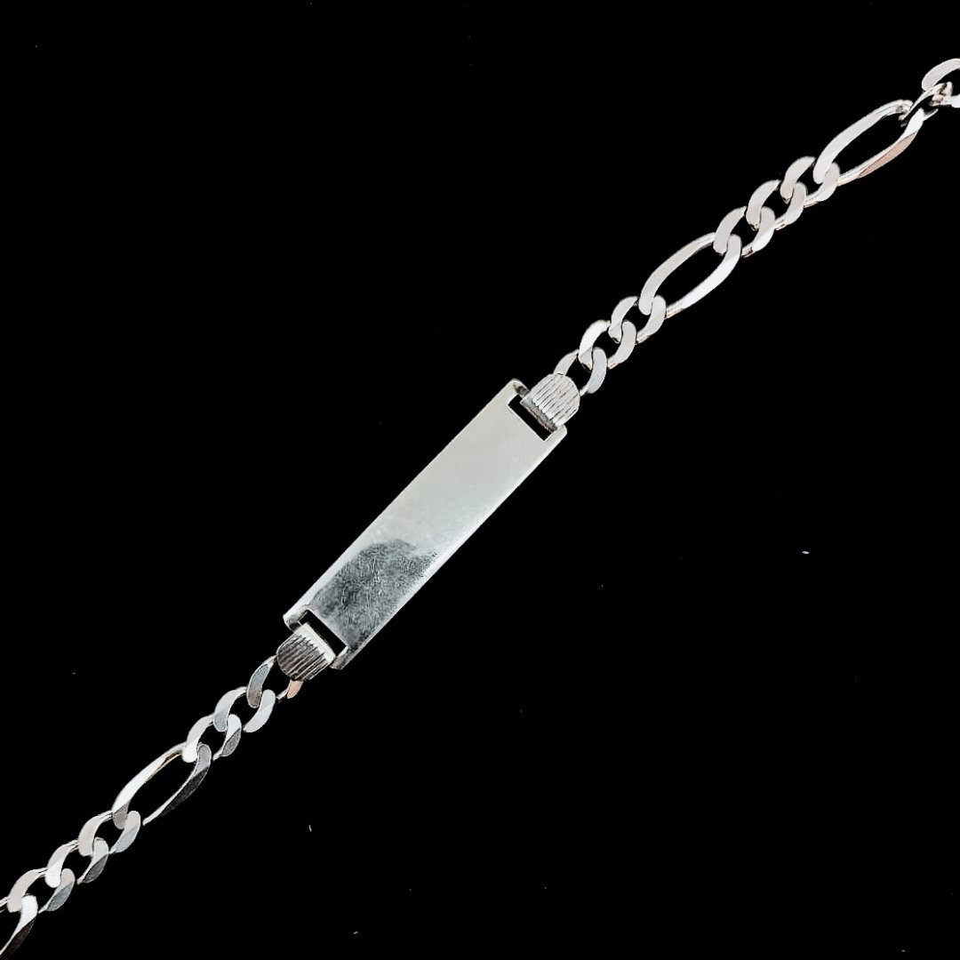 PULSERA CABALLERO ESTILO CARTIER CON PLAQUITA