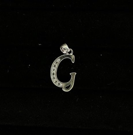 DIJE LETRA "G" GRANDE 