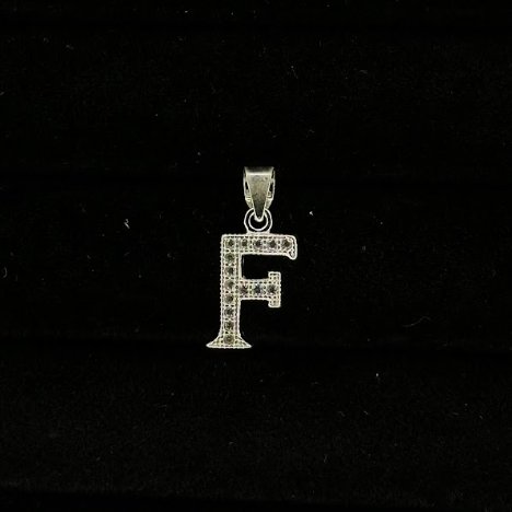 DIJE LETRA "F" MEDIANA 