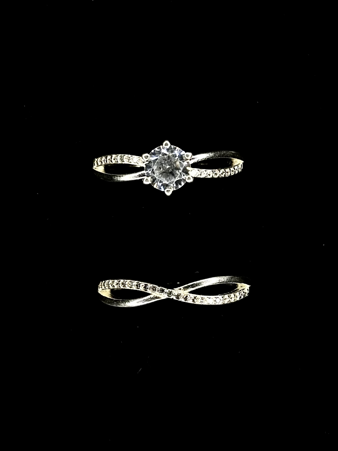 ANILLO RESPLANDOR CUADRADO CON DOBLE BANDA DE BRILLO