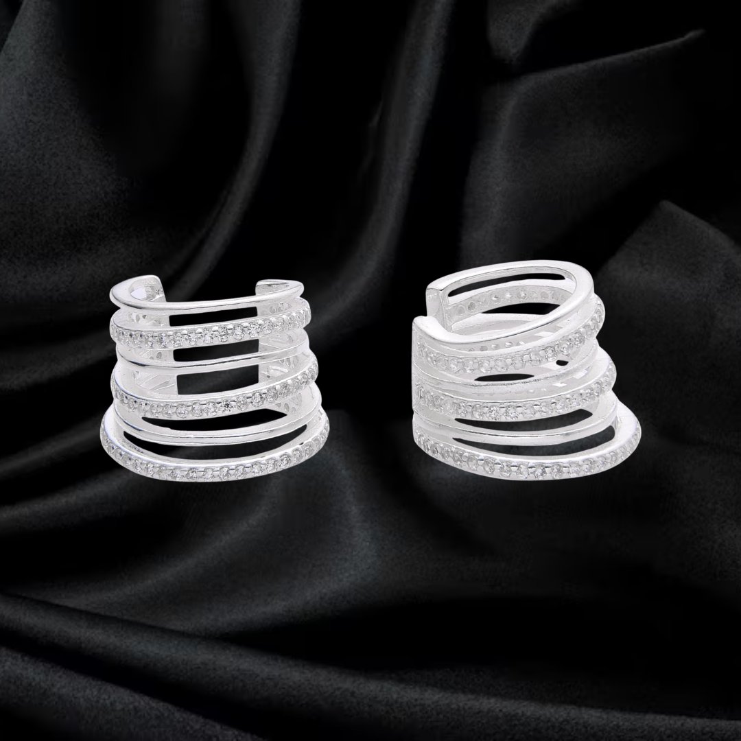 EAR CLIPS CON CIRCONIAS 