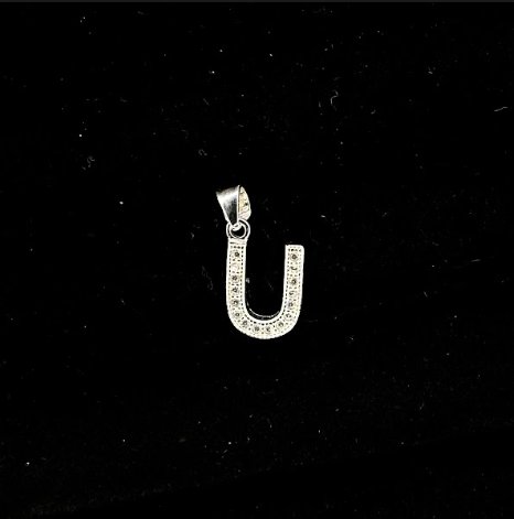 DIJE LETRA "U" MEDIANA 