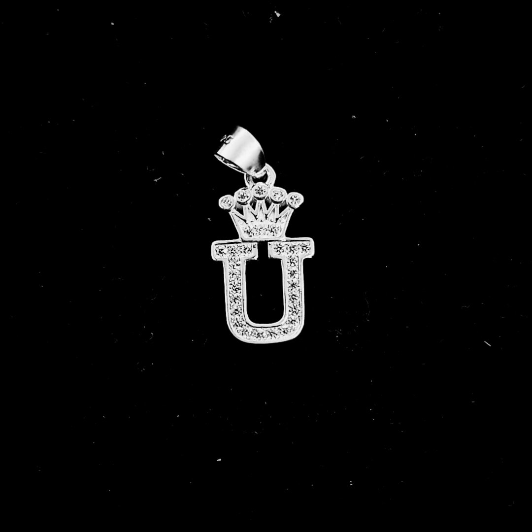 DIJE LETRA "U" CORONA 
