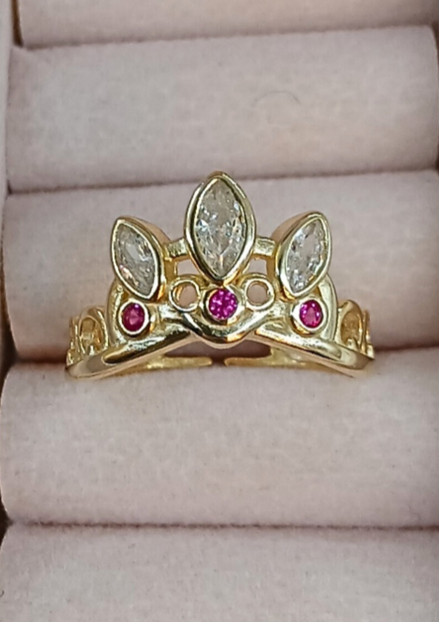 ANILLLO CORONITA ESTILO RAPUNZEL 