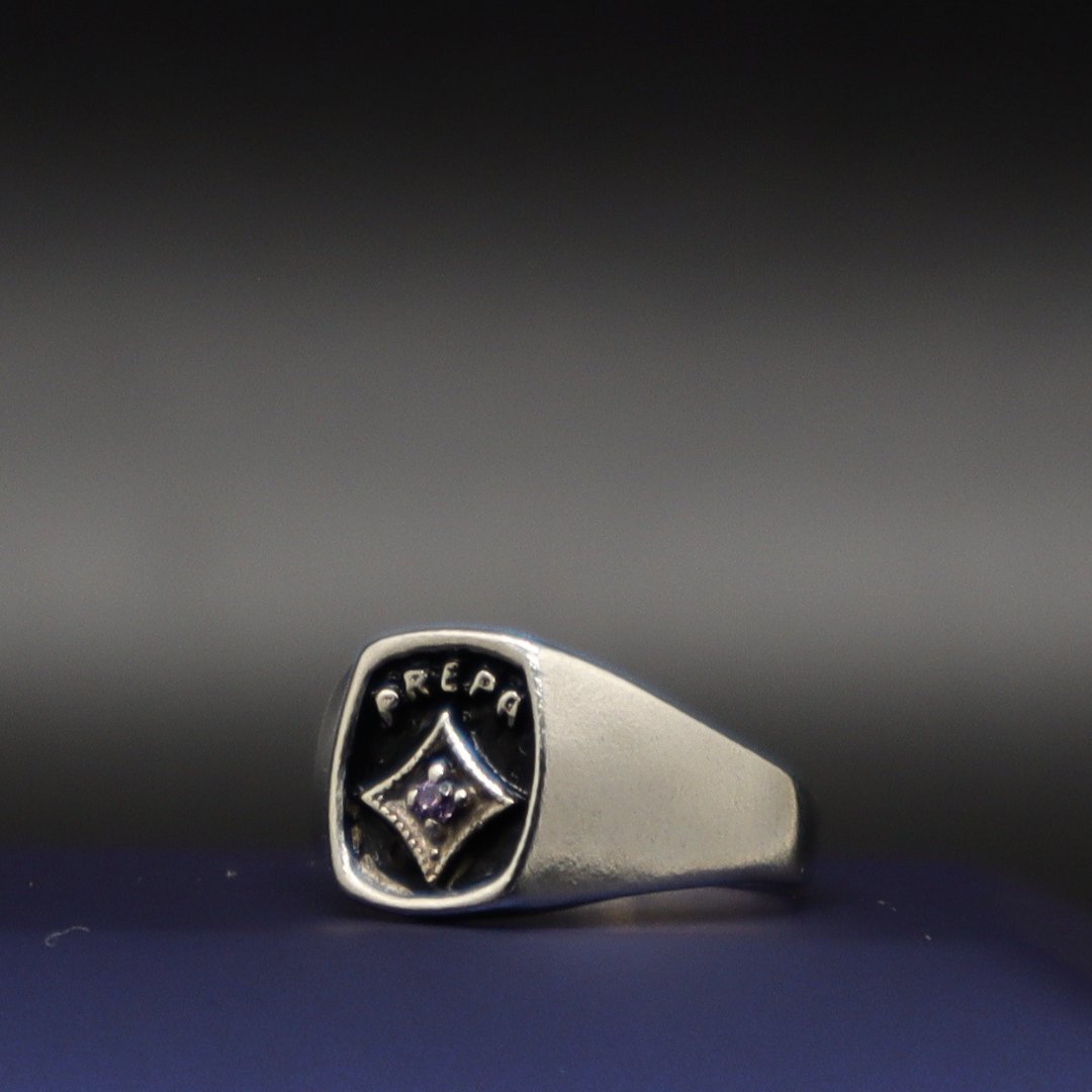 ANILLO PREPA ESTILO ROMBO 