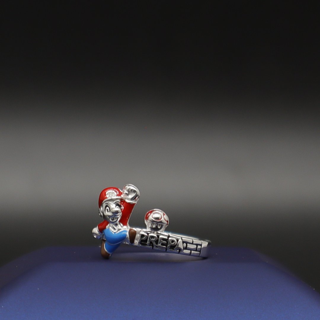 ANILLO ITALIANO MARIO BROS 