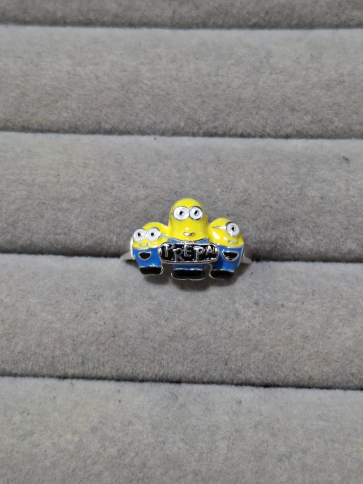 ANILLO ITALIANO MINIONS 