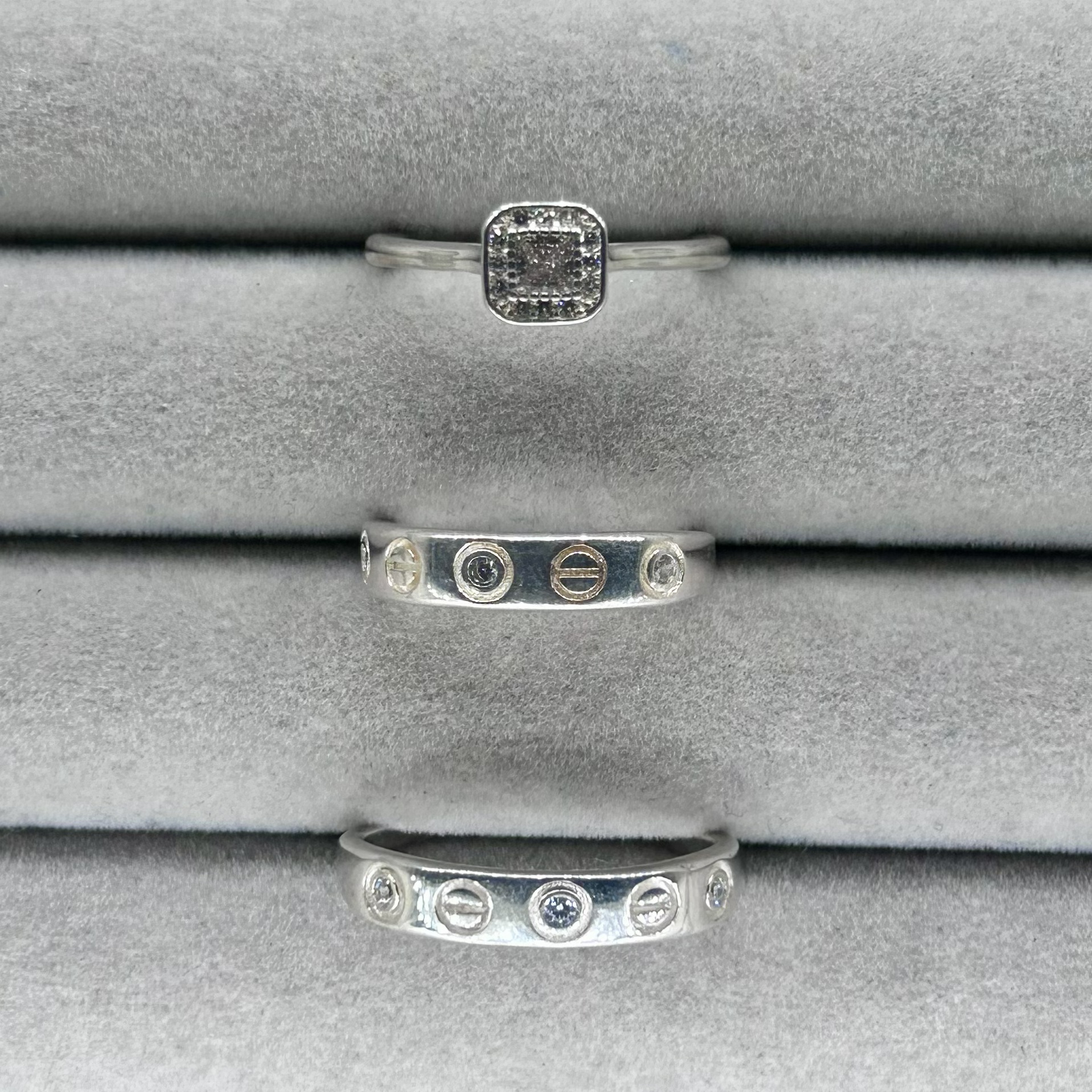 ANILLO TRIO TIPO CARTIER