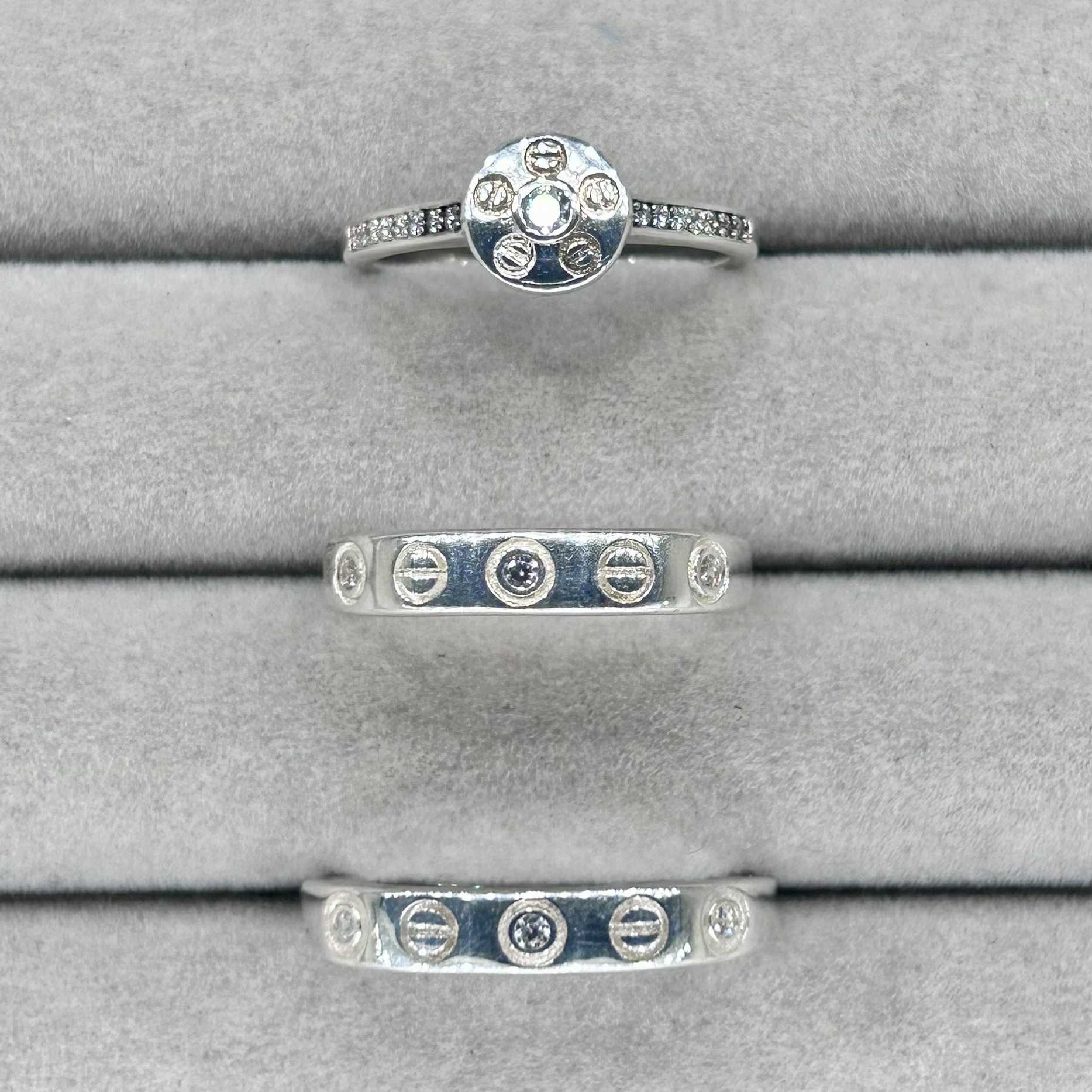 ANILLO TRIO TIPO CARTIER