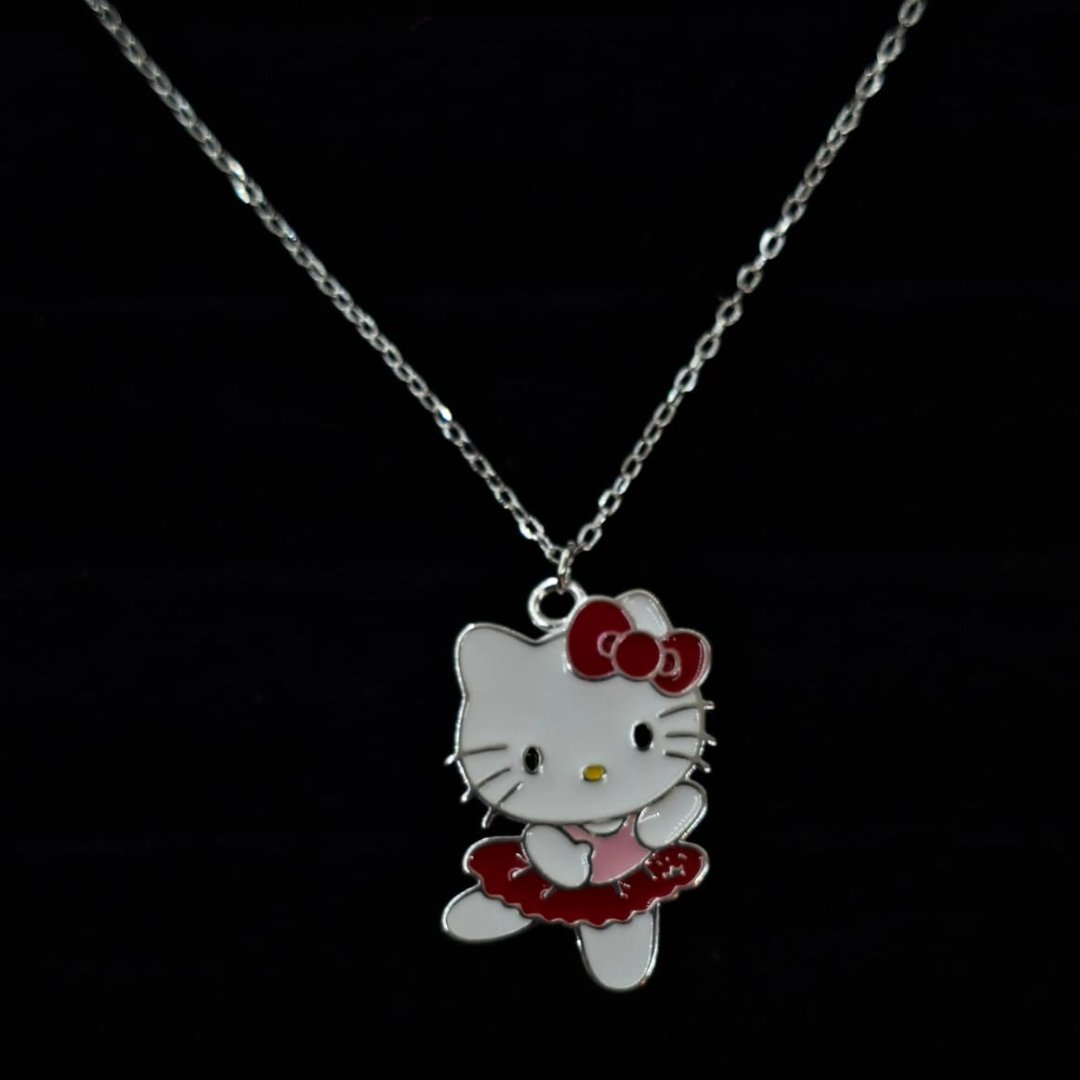 GARGANTILLA CON DIJE DE HELLO KITTY BAILARINA