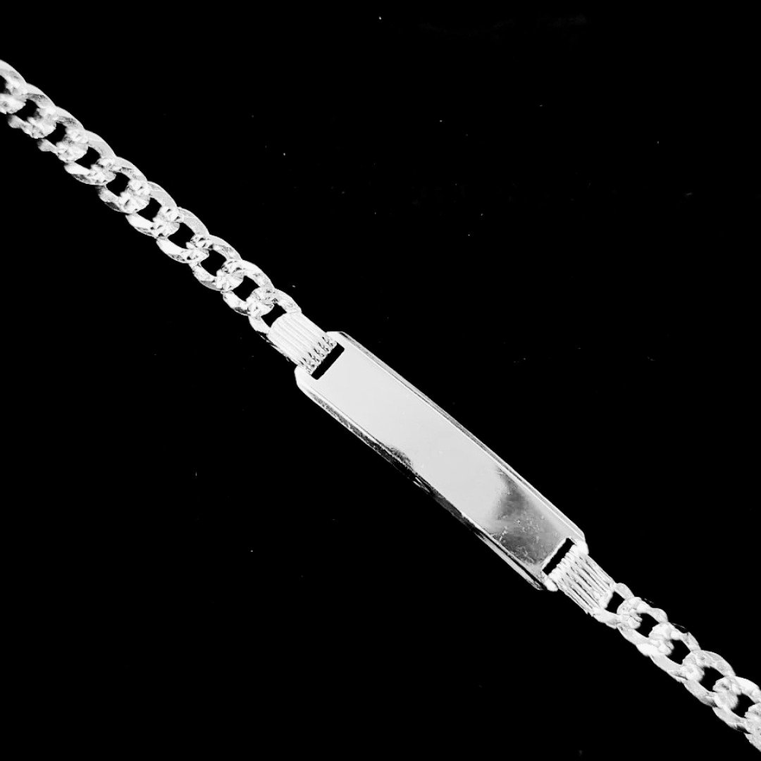 PULSERA DE DAMA CUBANA CON PLACA