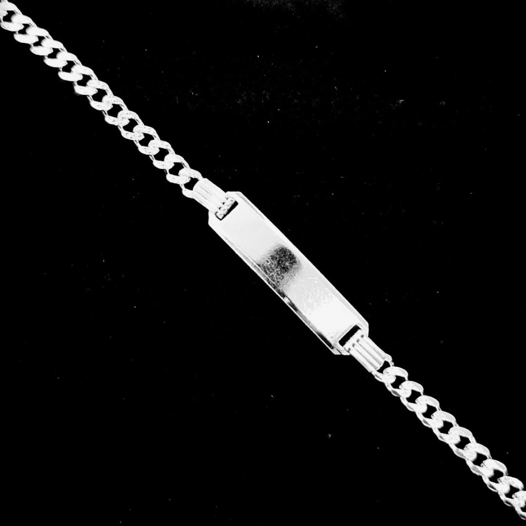 PULSERA DE DAMA CUBANA CON PLACA