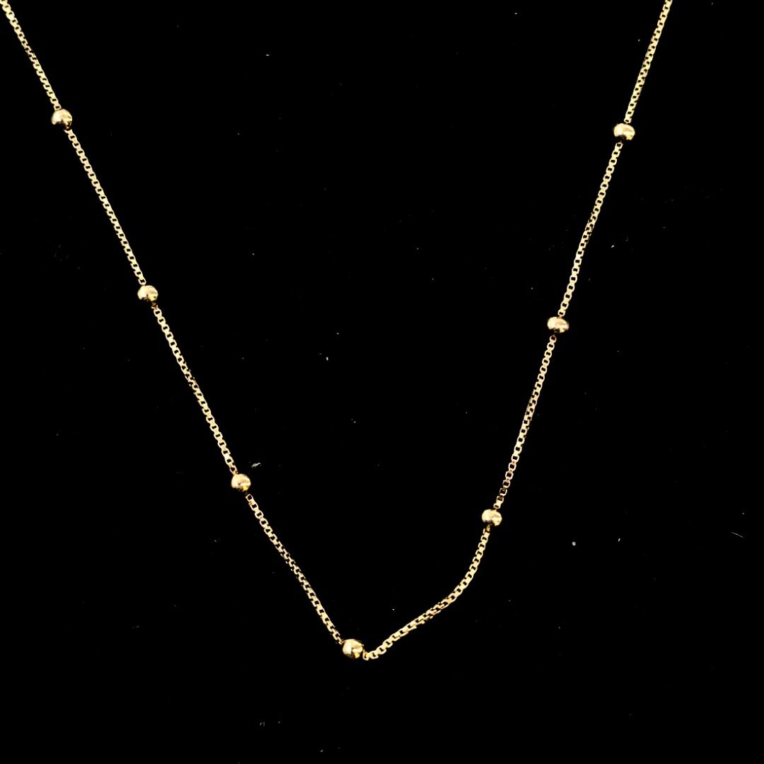 CADENA CON BOLITAS