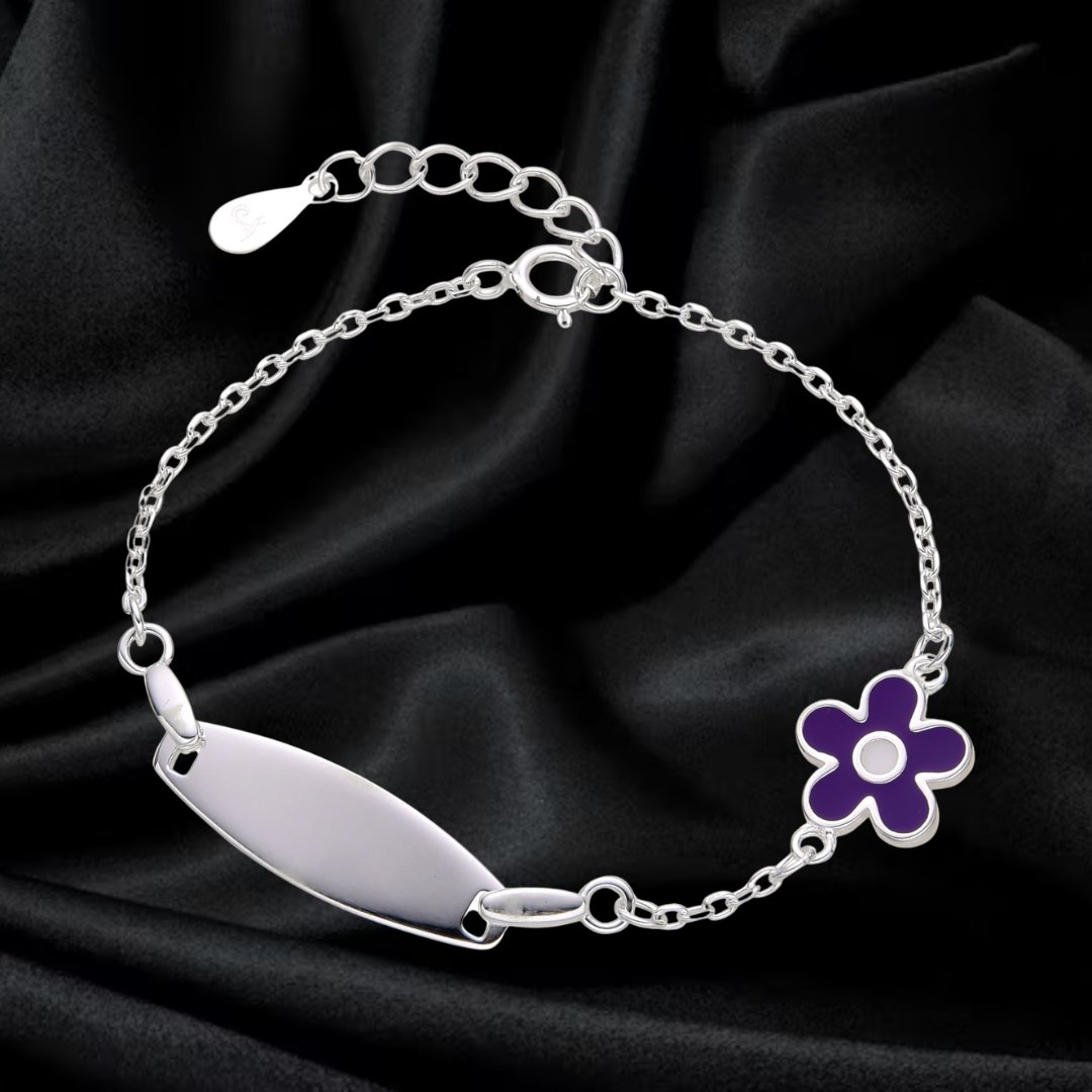 PULSERA BEBE FLOR 