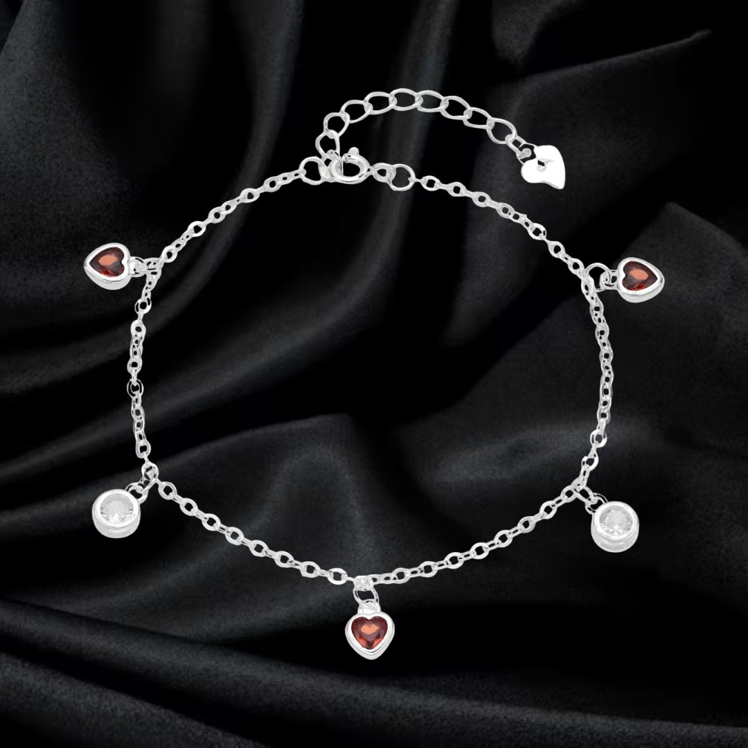 PULSERA DE CORAZONES 