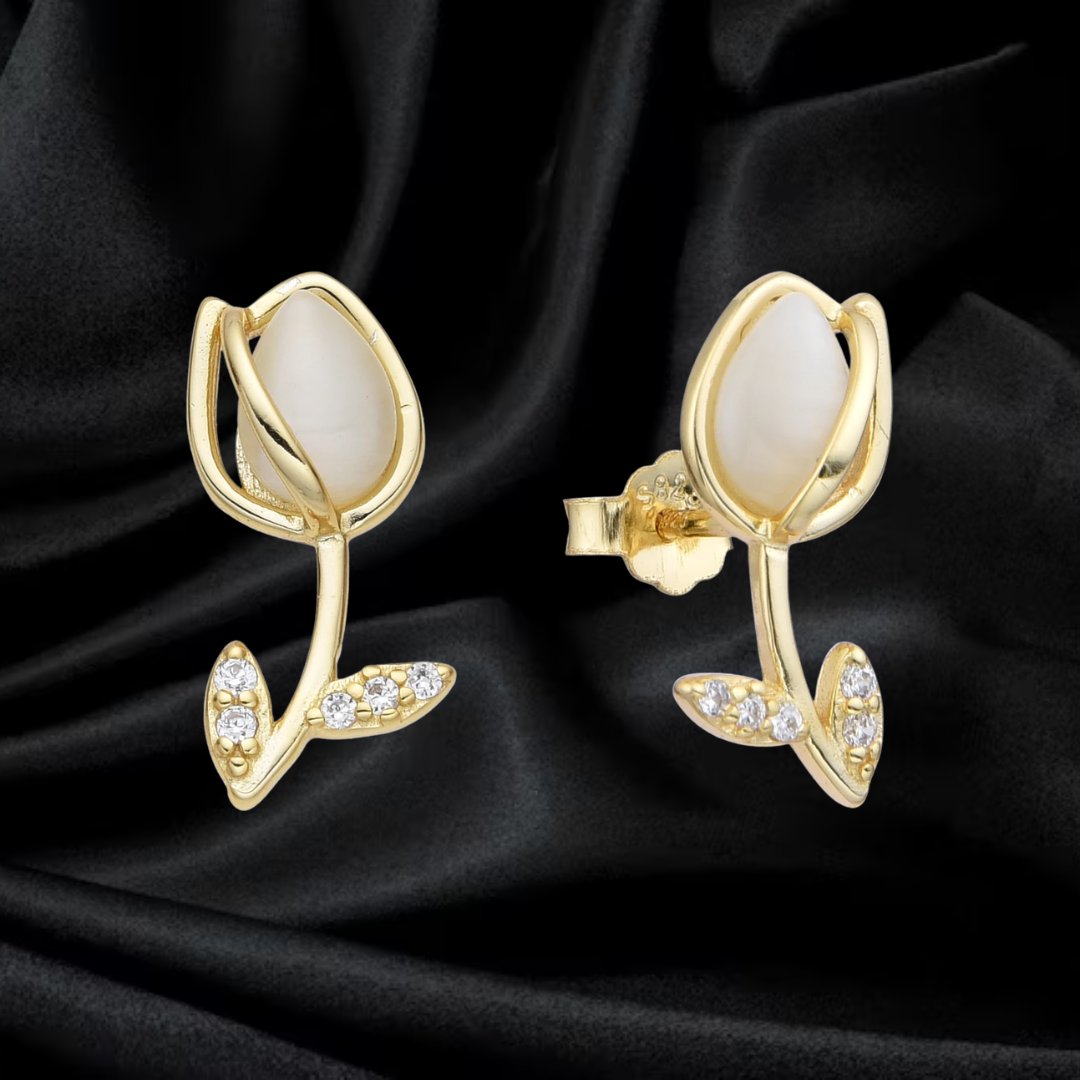 ARETES TULIPANES