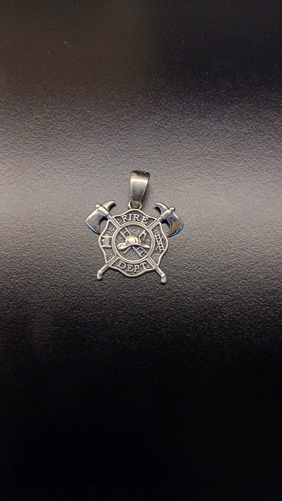 DIJE DEL ESCUDO DE BOMBERO 