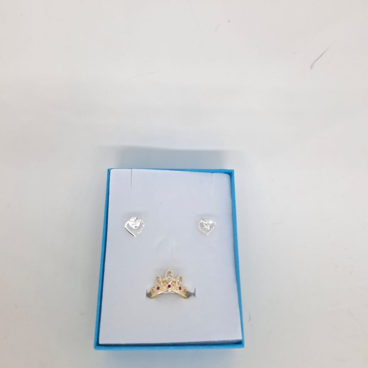 CAJA REGALO LISTON BLANCO 7X9CM