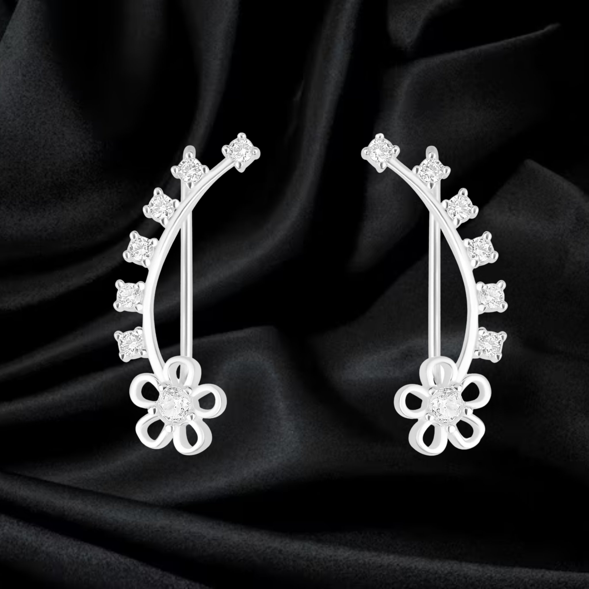 ARETE TREPADOR ESTILO FLOR