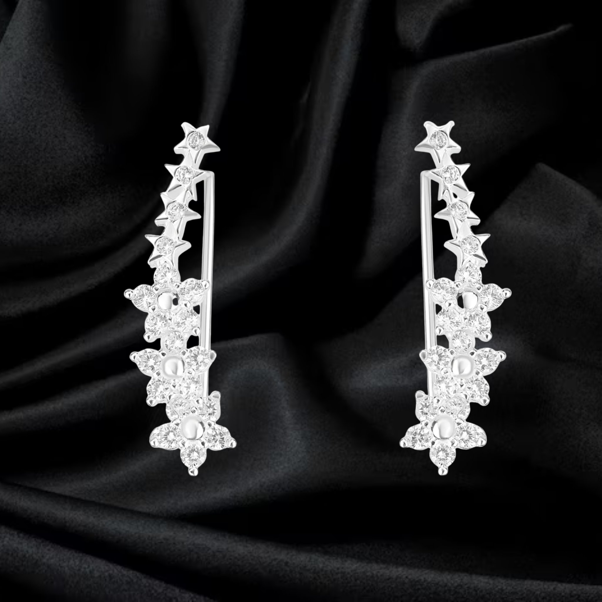 ARETE TREPADOR ESTILO FLORES BRILLANTES