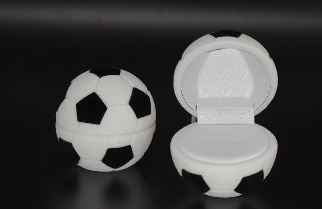 CAJA ANILLO ESTILO PELOTA 