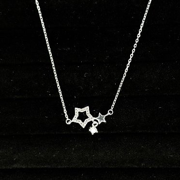 GARGANTILLA ESTRELLAS CON CIRCONIA