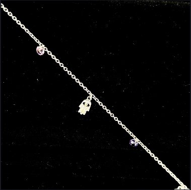 TOBILLERA ESTILO MANO DE FATIMA 