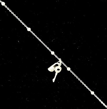 TOBILLERA ESTILO CANDADOS Y LLAVES