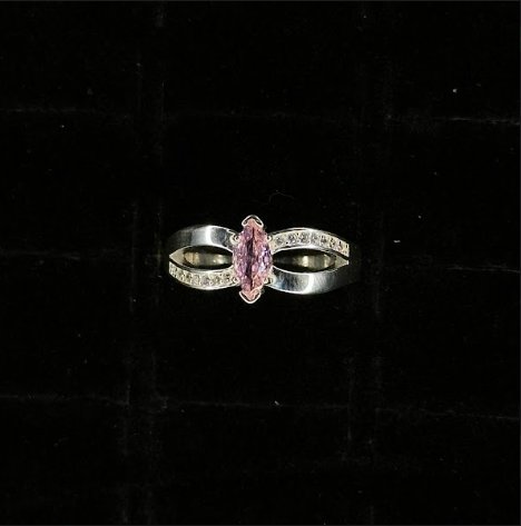 ANILLO ELEGANTE PERLA ROSADA