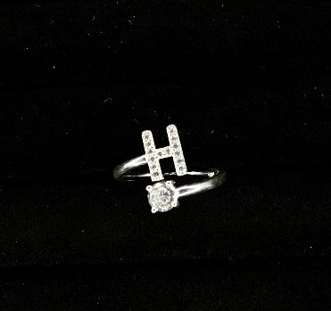 ANILLO AJUS LETRA H
