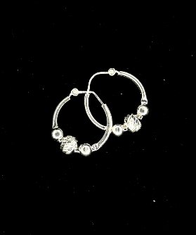 ARGOLLAS DE BOLITAS PEQUEÑA 5.5MM*2MM 