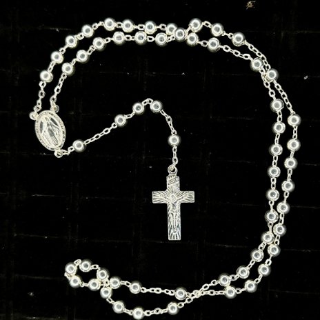 ROSARIO MEDALLA VIRGEN MILAGROSA 5MM