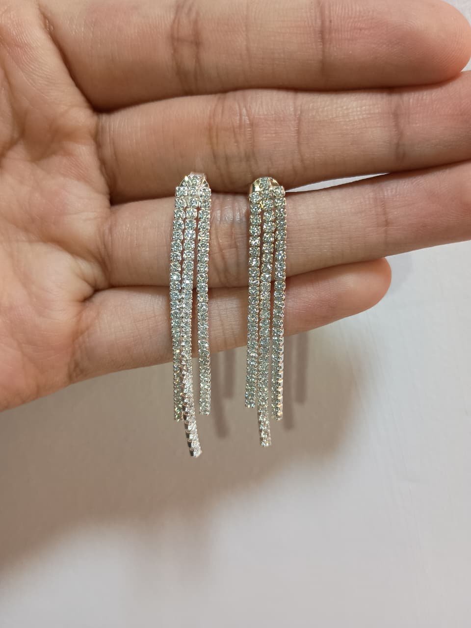 ARETES LARGO ELEGANTES 